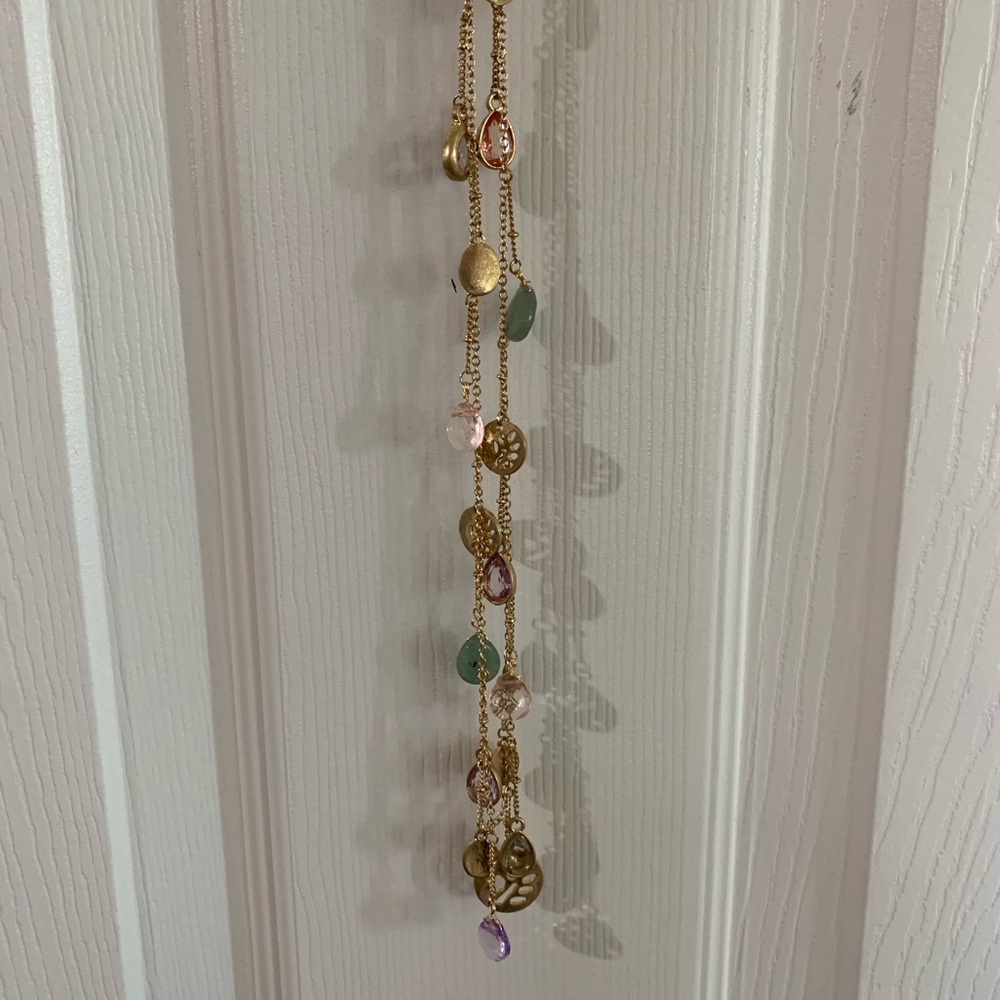 Gold and Beaded Statement Necklace